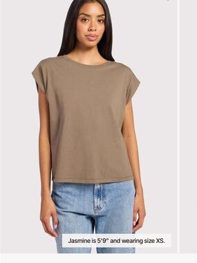 Nuuds Muscle Tee in Mocha